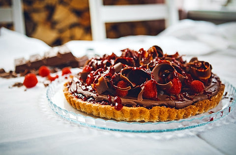 Himbeer-Schokoladen-Tarte