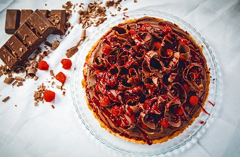 Himbeer-Schokoladen-Tarte