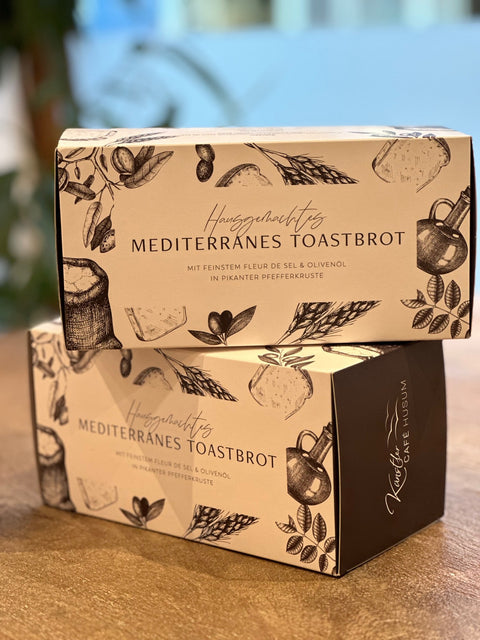 Mediterranes Toastbrot außer Haus