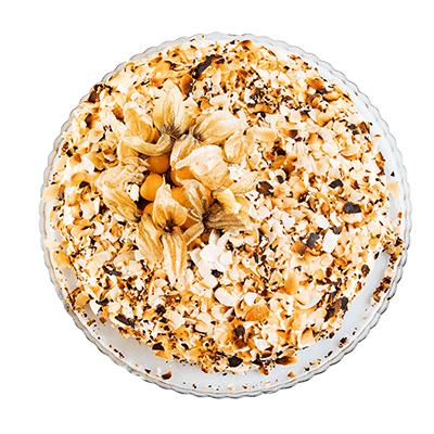 Karotten-Physalis-Kuchen