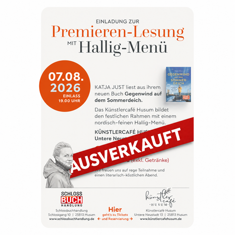 Premieren Lesung mit Hallig Menü