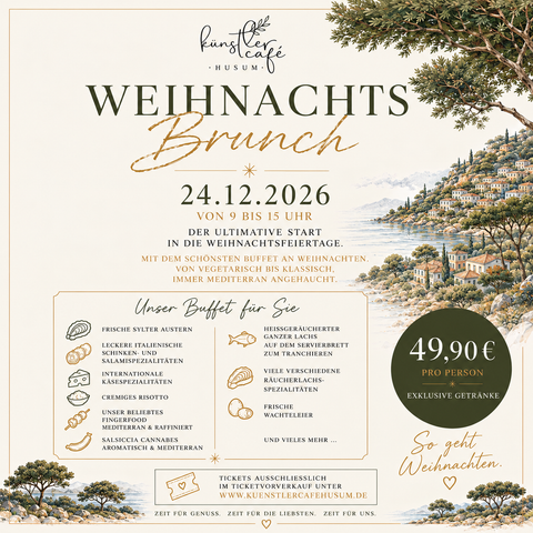 Weihnachtsbrunch im Künstlercafé Husum 🎄✨