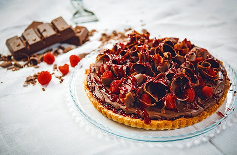 Himbeer-Schokoladen-Tarte