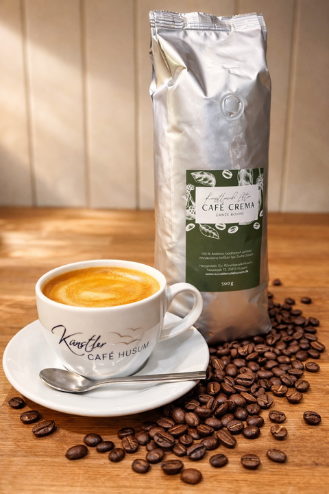 Künstlerkaffee Edition – Kaffee Crema | Exquisite Mischung | Ganze Bohne | 500 g
