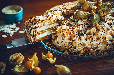 Karotten-Physalis-Kuchen