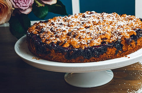 Kirschstreusel-Kuchen (vegan)
